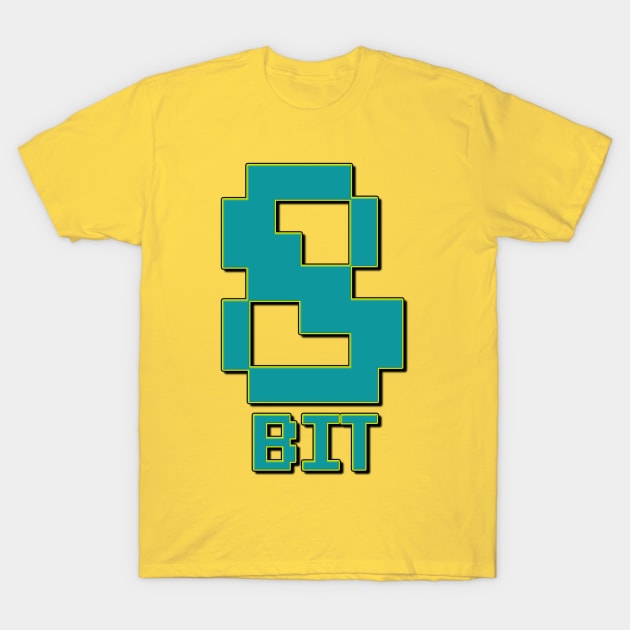 8 bit Gamer T-Shirt by SimonBreeze